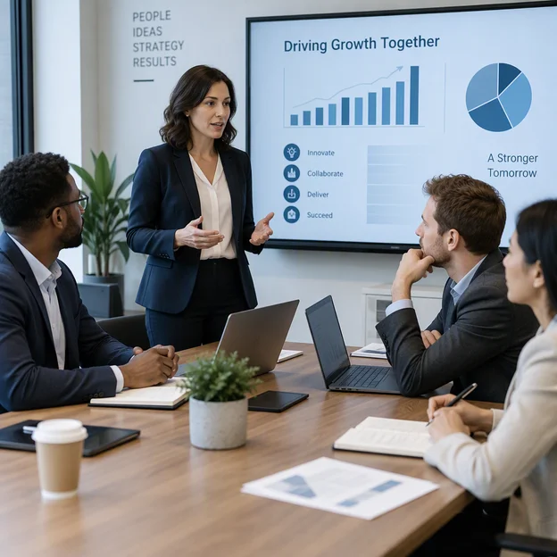 Business team meeting